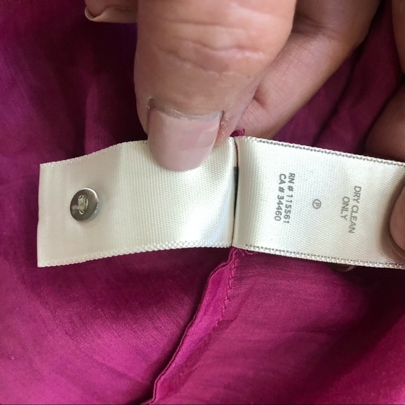 7 For All Mankind Pink Ruffle Peplum Top                F123 - Picture 5 of 6